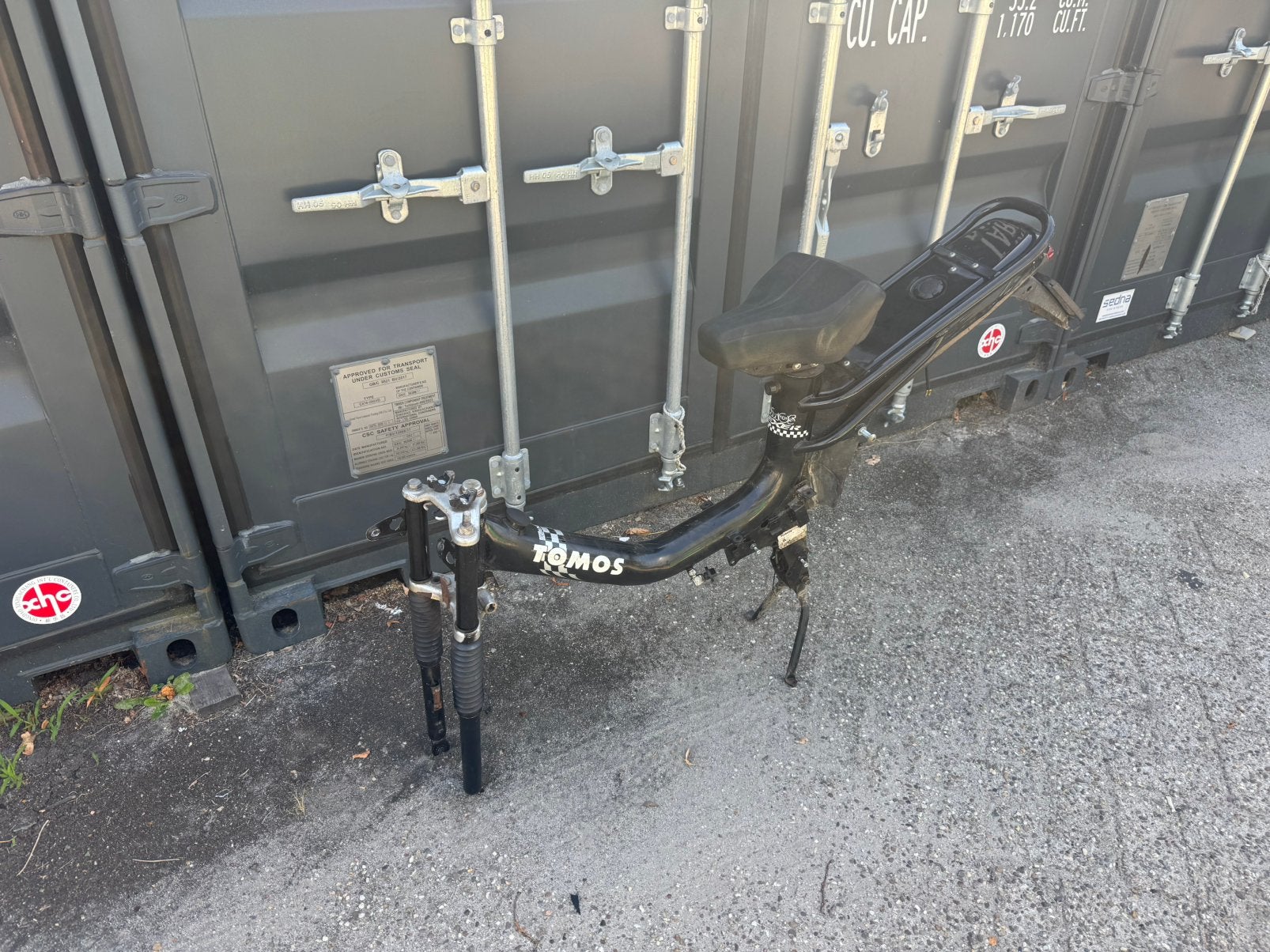 Tomos flexer Frame - blauw kenteken, Ophalen of Verzenden, Zo goed als nieuw, Frame