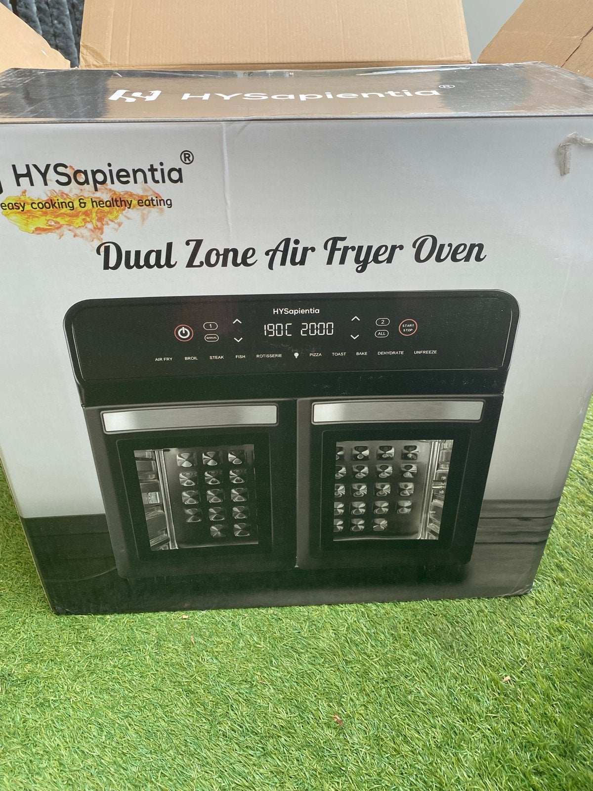 HYSapientia 22L Dual Zone Heteluchtfriteuse & Mini-Oven, Overige merken, Hete lucht, Nieuw, Ophalen of Verzenden