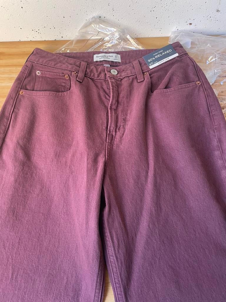 Abercrombie & Fitch '90s Relaxed' jeans, Ophalen of Verzenden, Nieuw, Overige kleuren, W27 (confectie 34) of kleiner