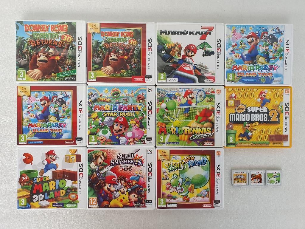 Nintendo 3DS Mario Games, Spelcomputers en Games, Games | Nintendo 2DS en 3DS, Gebruikt, Avontuur en Actie, 1 speler, Vanaf 3 jaar