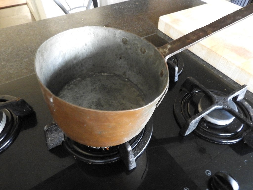 koperen steelpan, Antiek en Kunst, Ophalen of Verzenden, Koper