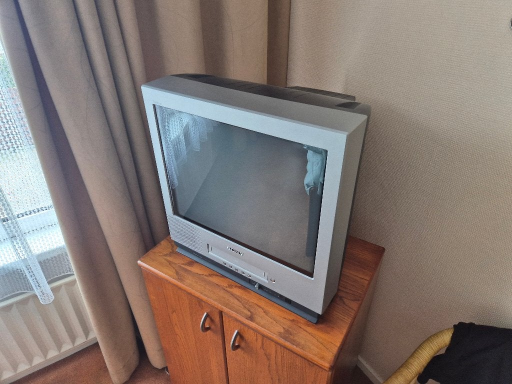 SONY TV (KV-21FV1D) met videoband-ingang, Ophalen, 50 Hz, Zo goed als nieuw, Sony