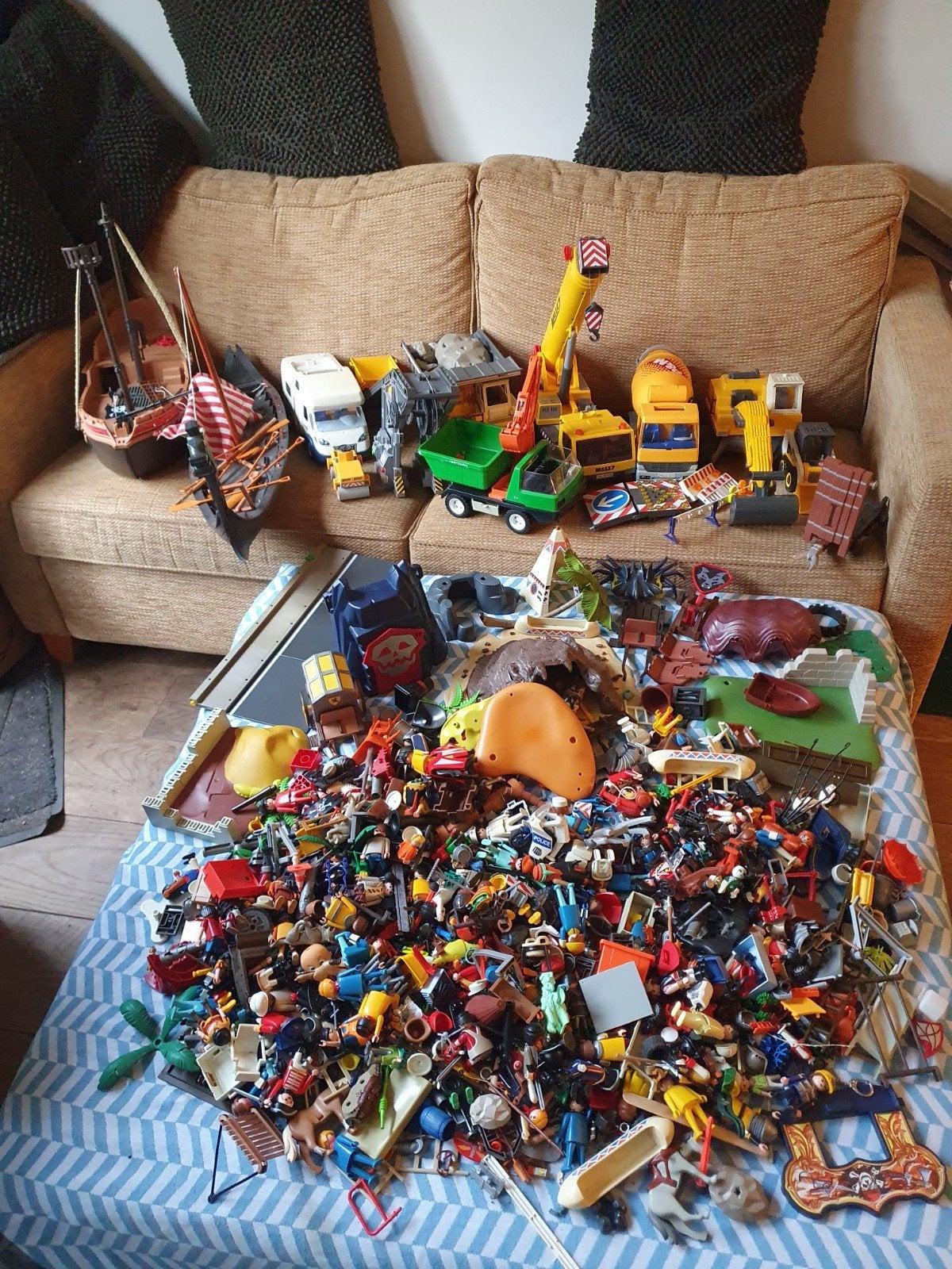 Grote set playmobile, Ophalen, Gebruikt