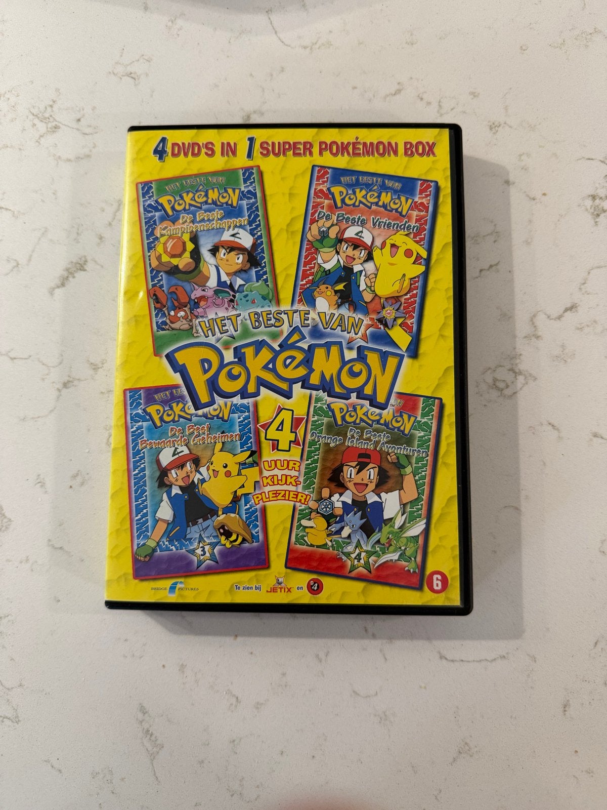 Het Beste Van Pokémon DVD Box - 4 DVD's in 1, Cd's en Dvd's, Gebruikt, Animatie, Vanaf 6 jaar, Box/collectie