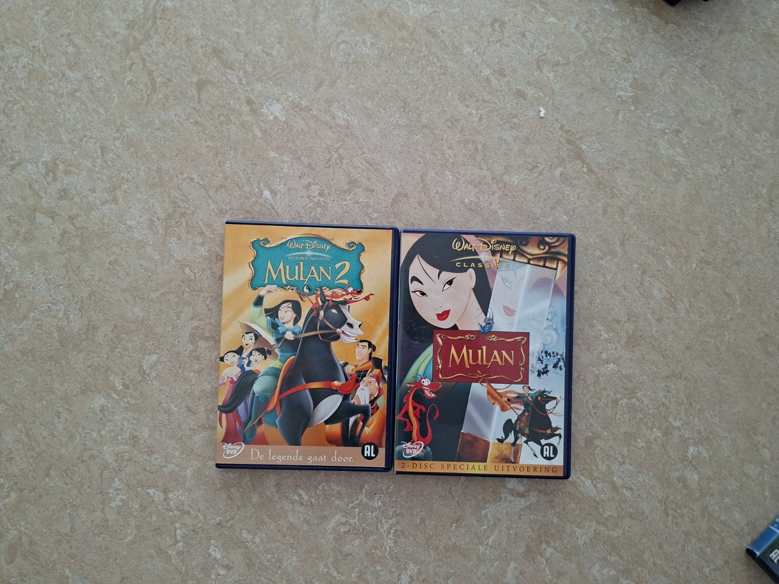 Disney dvd Mulan 1 Mulan 2, Ophalen of Verzenden