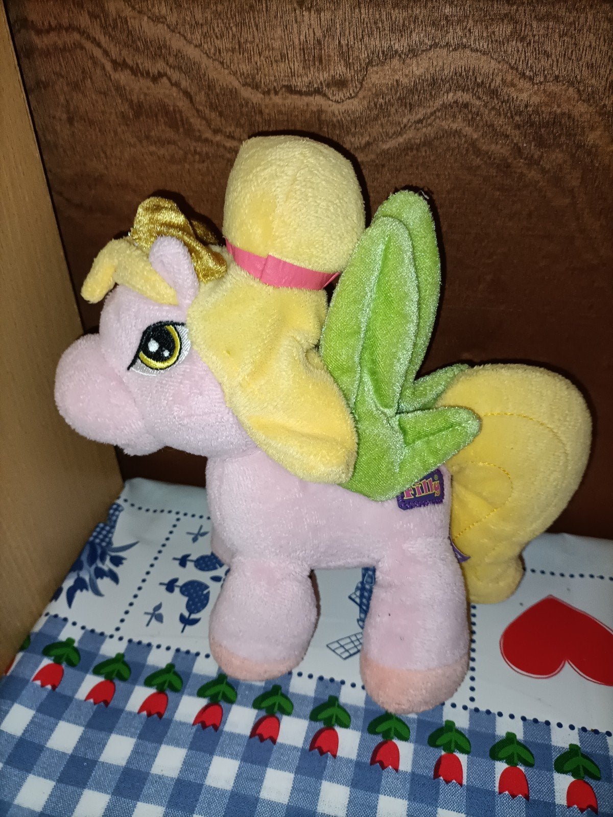 Filly paard knuffel roze 21 cm groot, Ophalen of Verzenden, Zo goed als nieuw