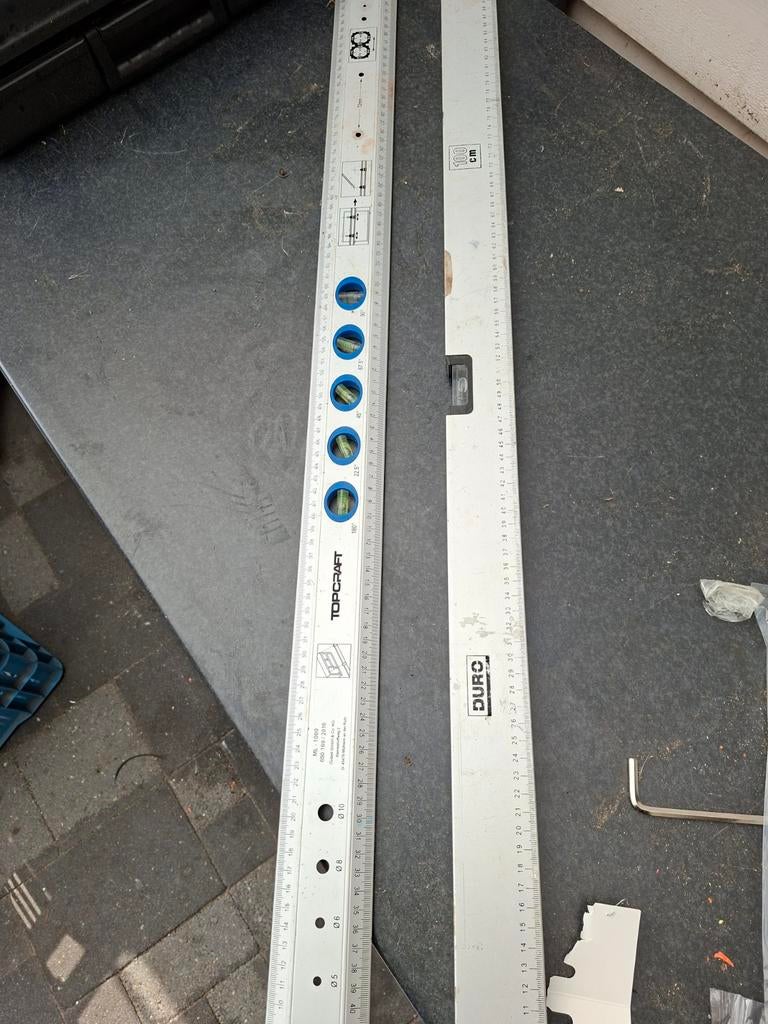 Waterpassen, Topcraft en Duro, Doe-het-zelf en Verbouw, Gereedschap | Handgereedschap, Ophalen