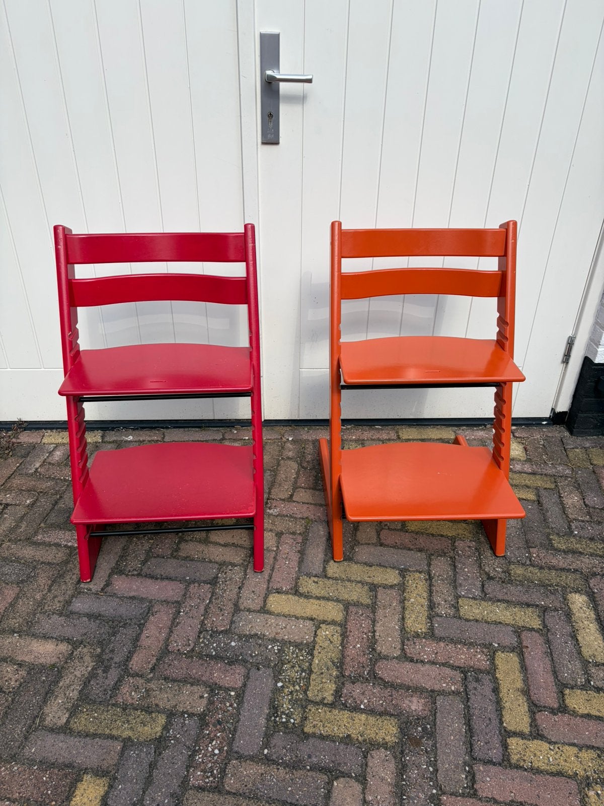 Tripp trapp stoelen, Ophalen, Zo goed als nieuw, Meegroeistoel