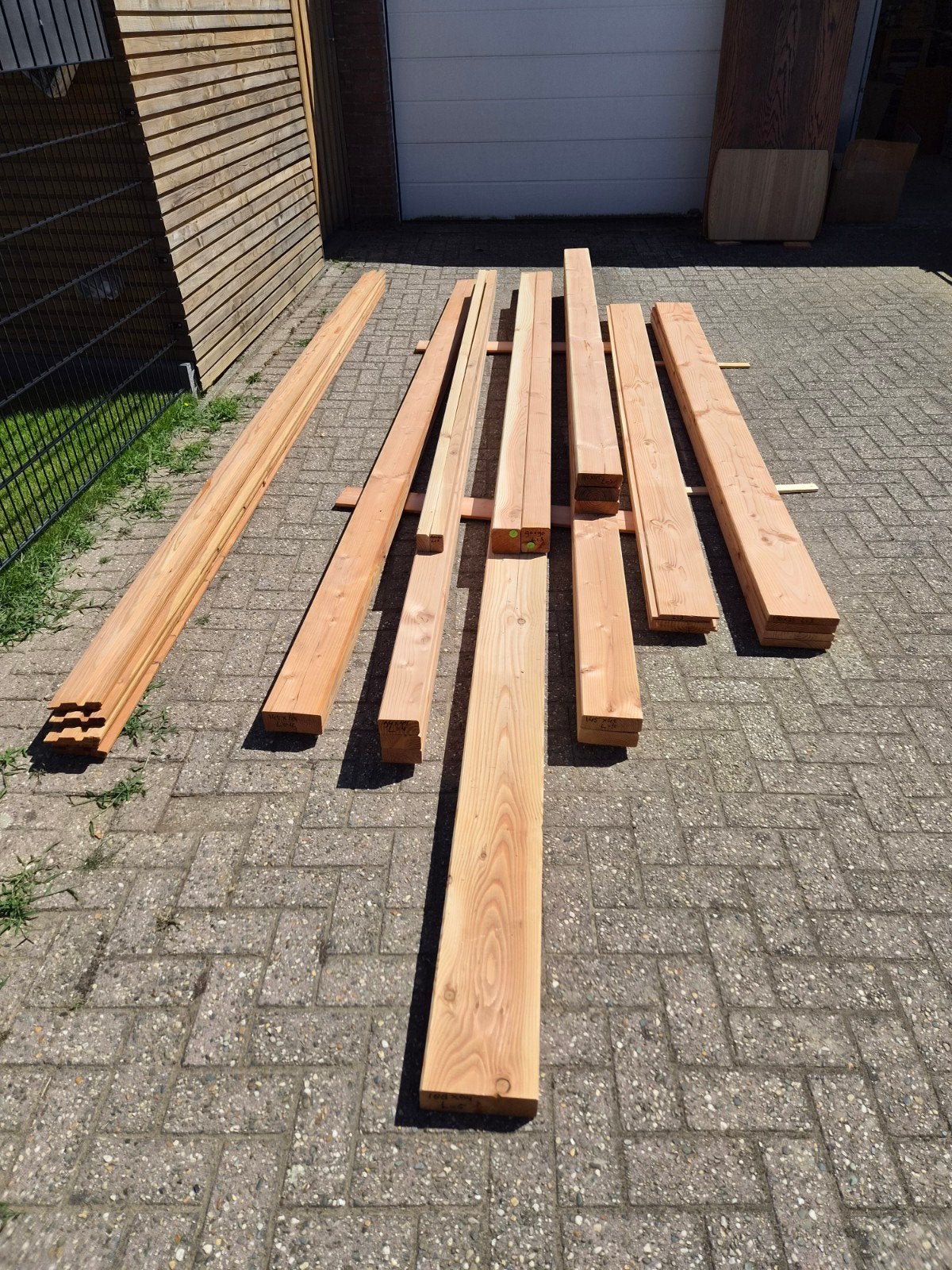Douglas hout in diverse afmetingen, Ophalen, Zo goed als nieuw, Balk, Overige houtsoorten
