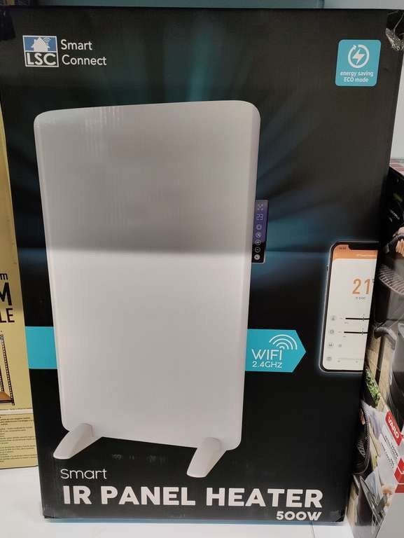NIEUW IN DOOS: LSC Smart Connect Infrarood Panel Heater 500W, 30 tot 80 cm, 500 tot 800 watt, Radiator, Nieuw