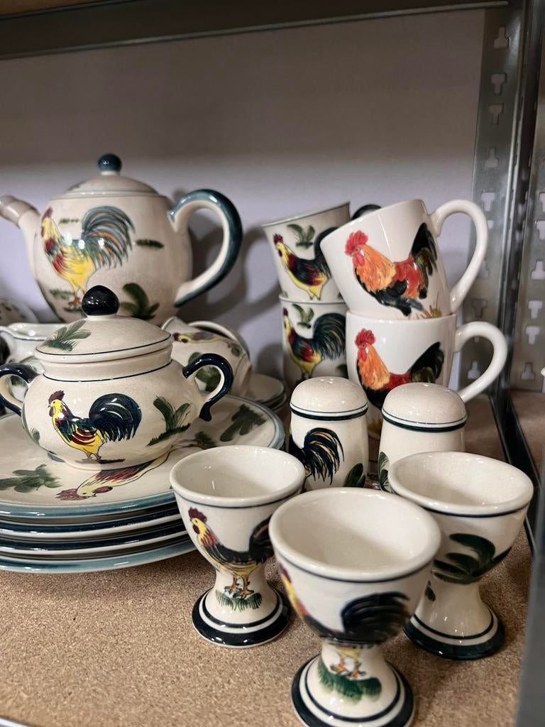 Vintage Frans Haan Servies Compleet – Thee & Ontbijt, Ophalen of Verzenden