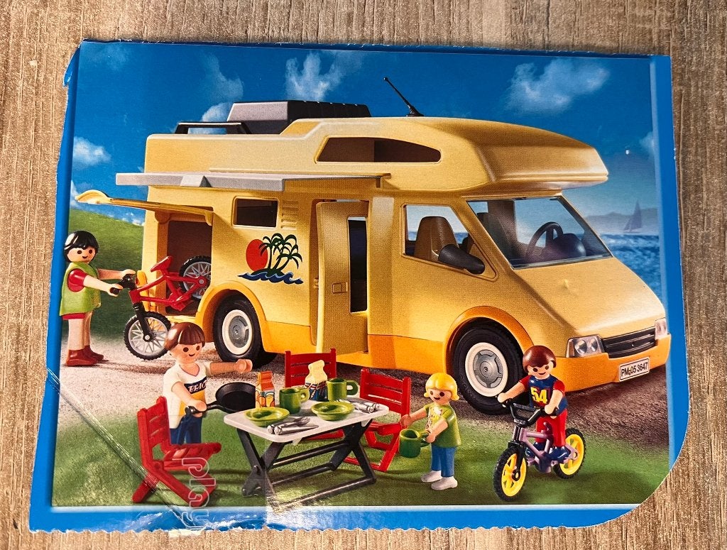 PLAYMOBIL Camper / kampeerwagen met accessoires 3647, Ophalen, Complete set, Overige typen, Zo goed als nieuw