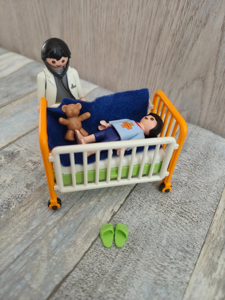 Playmobil 4406 Dokter met Patiënt, Kinderen en Baby's, Speelgoed | Playmobil, Verzenden, Gebruikt, Complete set