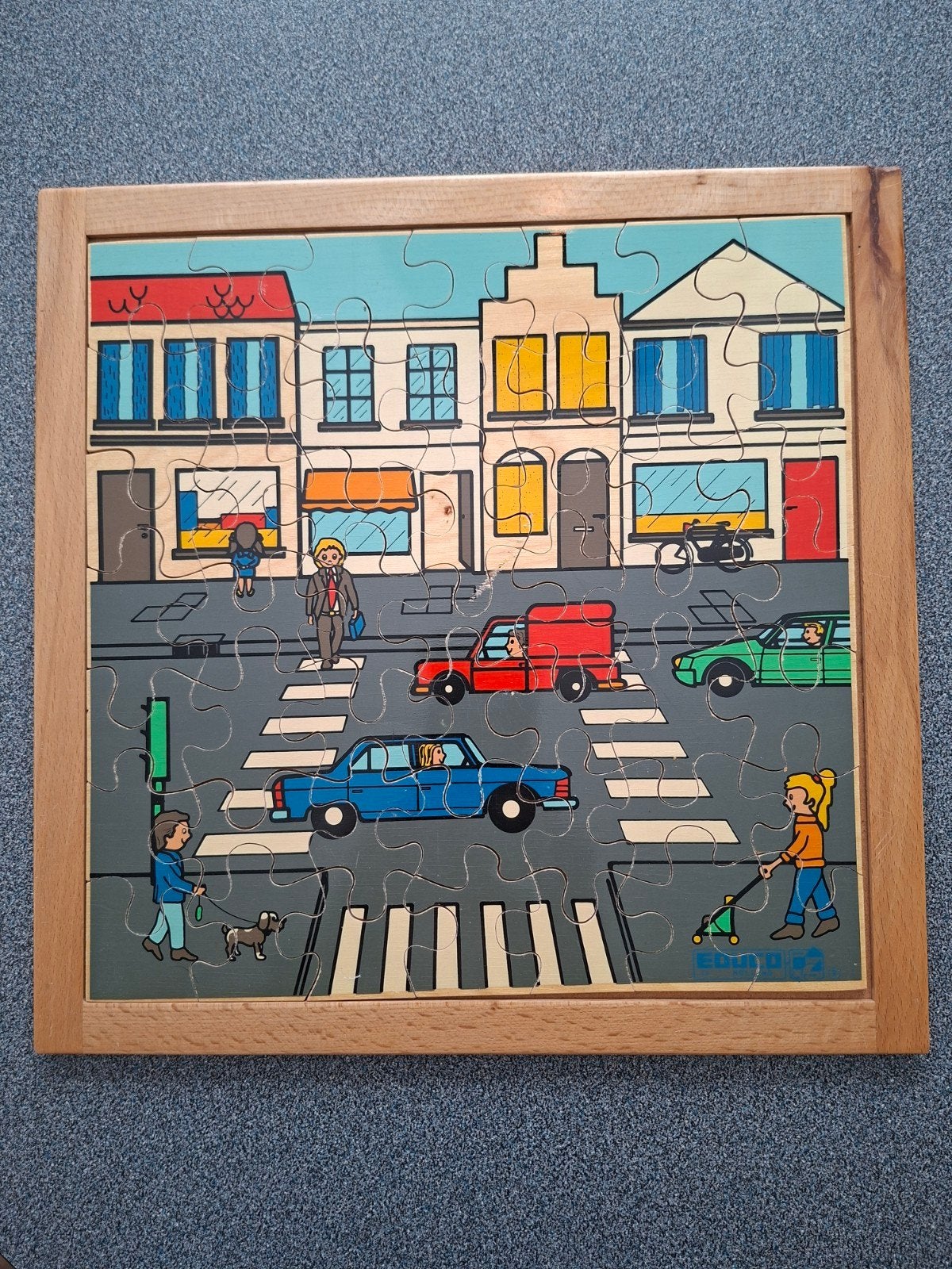Educo puzzel, Ophalen of Verzenden, 10 tot 50 stukjes, 4 tot 6 jaar, Van hout