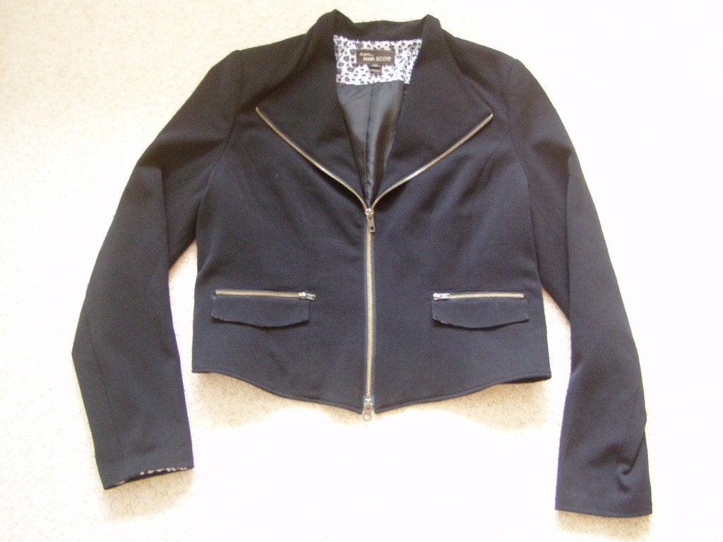 Zwart kort jasje ANNA SCOTT, Kleding | Dames, Zwart, Maat 46/48 (XL) of groter, Anna Scott, Ophalen of Verzenden