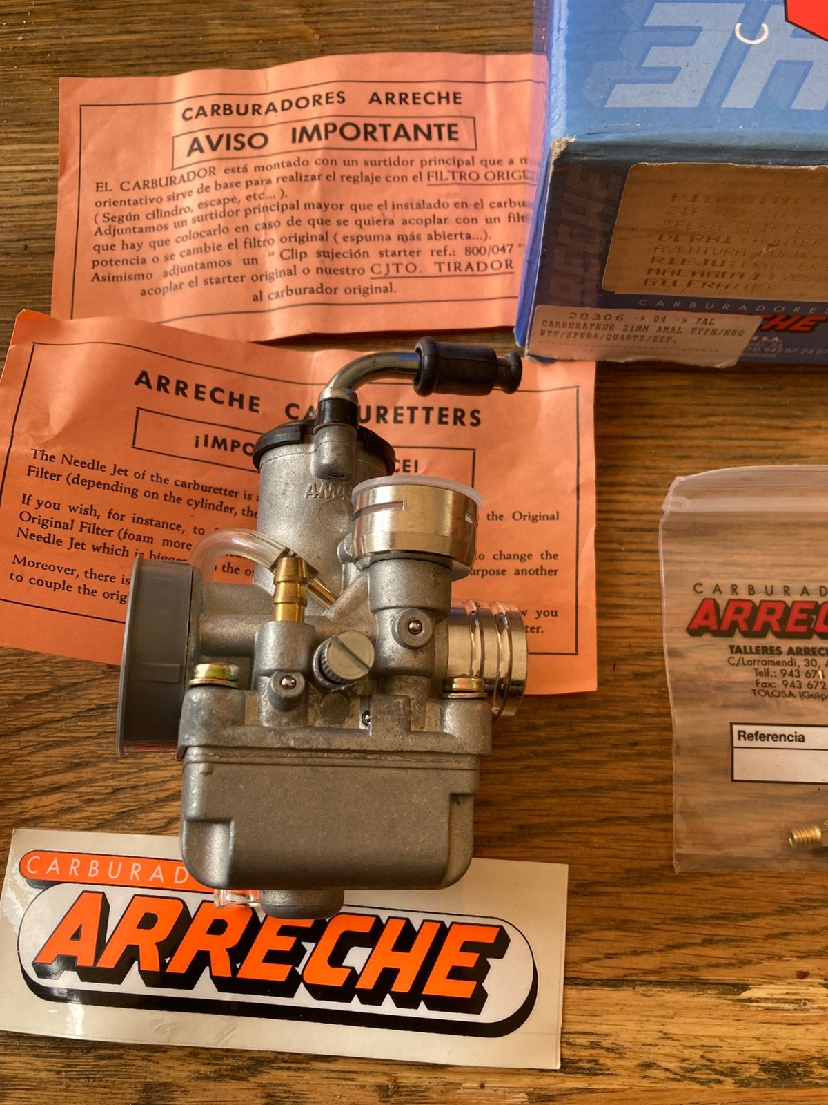 Arreche 21 mm carburateur. Nieuw., Ophalen of Verzenden, Nieuw, Carburateur