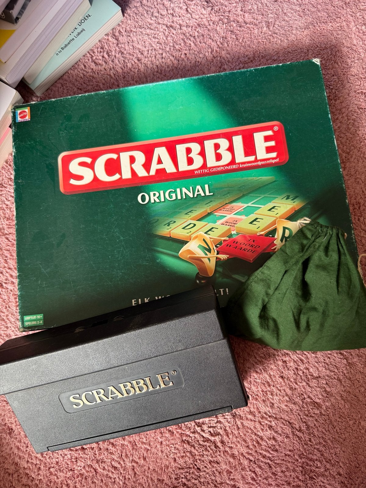 Scrabble Original Bordspel - Compleet en in goede staat, Drie of vier spelers, Ophalen of Verzenden, Gebruikt