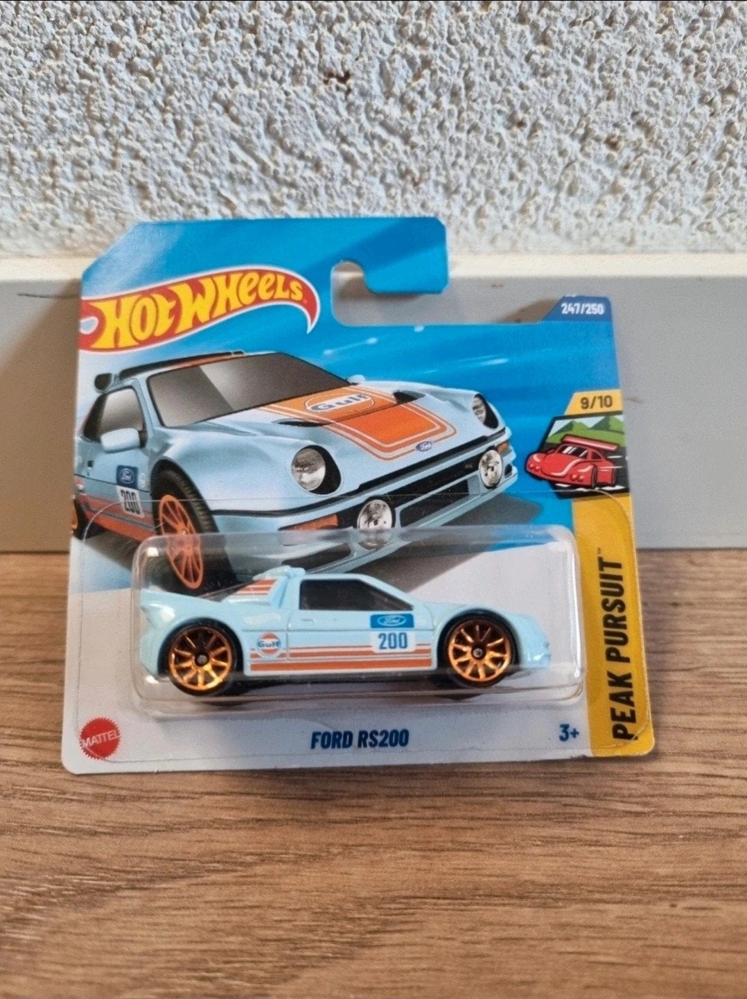 Hot Wheels Ford RS200 - Peak Pursuit (247/250), Ophalen of Verzenden, Nieuw, Auto