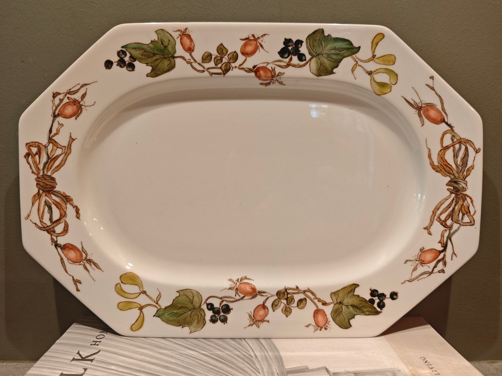 Vintage Wedgwood Briar Rose Edme Serveerschaal - Puntgaaf, Ophalen of Verzenden