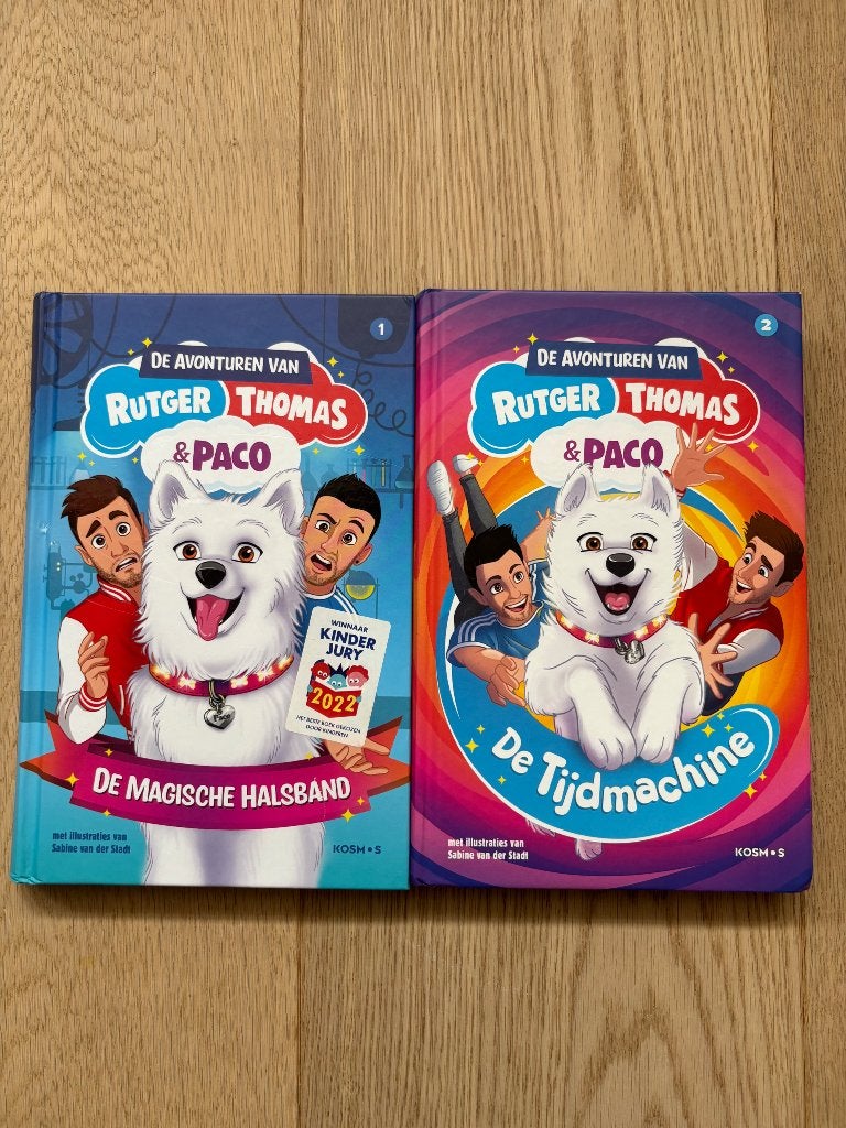 De avonturen van Rutger, Thomas en Paco, Boeken, Kinderboeken | Jeugd | onder 10 jaar, Ophalen, Fictie algemeen, Zo goed als nieuw