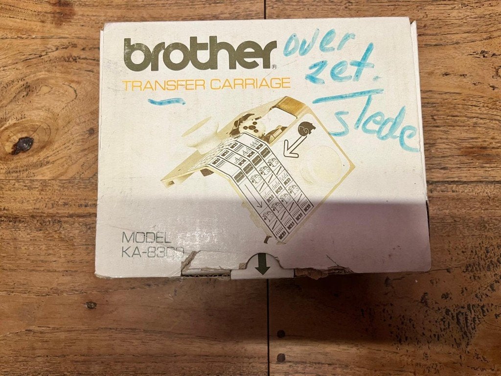 breimachine Brother KA-8300 overzet slede, Hobby en Vrije tijd, Ophalen, Gebruikt, Breien, Machine