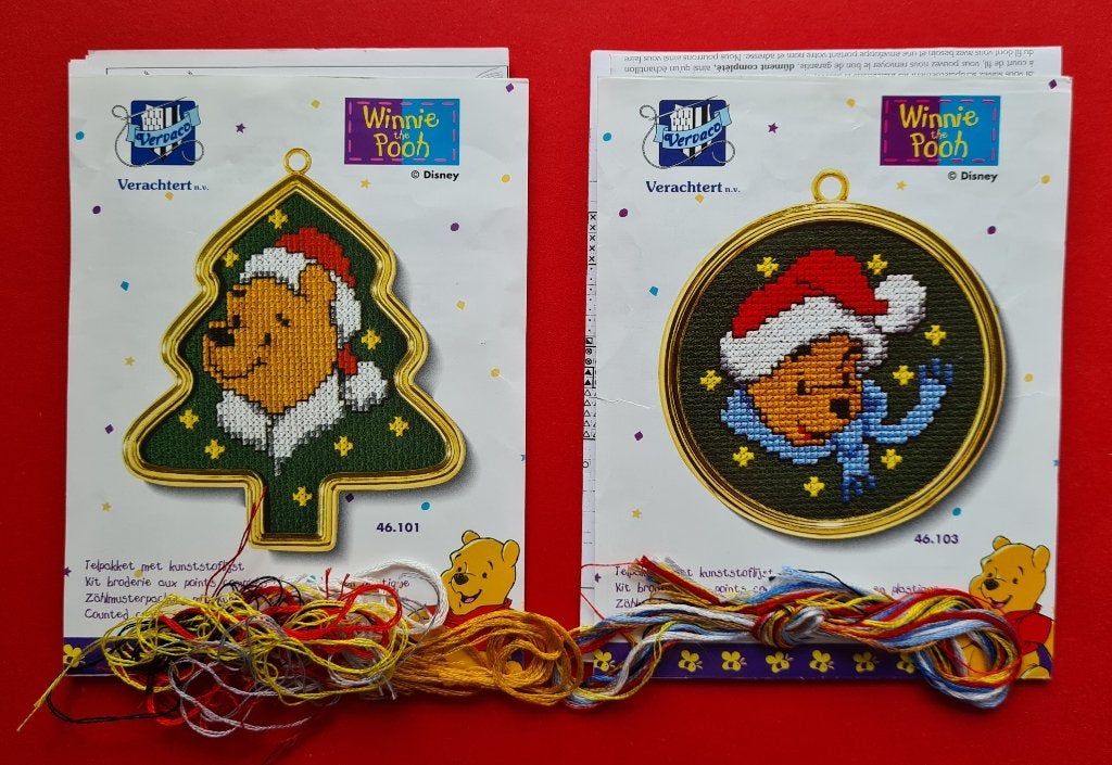 28 leuke Kerst bordurpatronen van o.a. Permin of Copenhagen, Ophalen, Zo goed als nieuw, Handborduren, Patroon