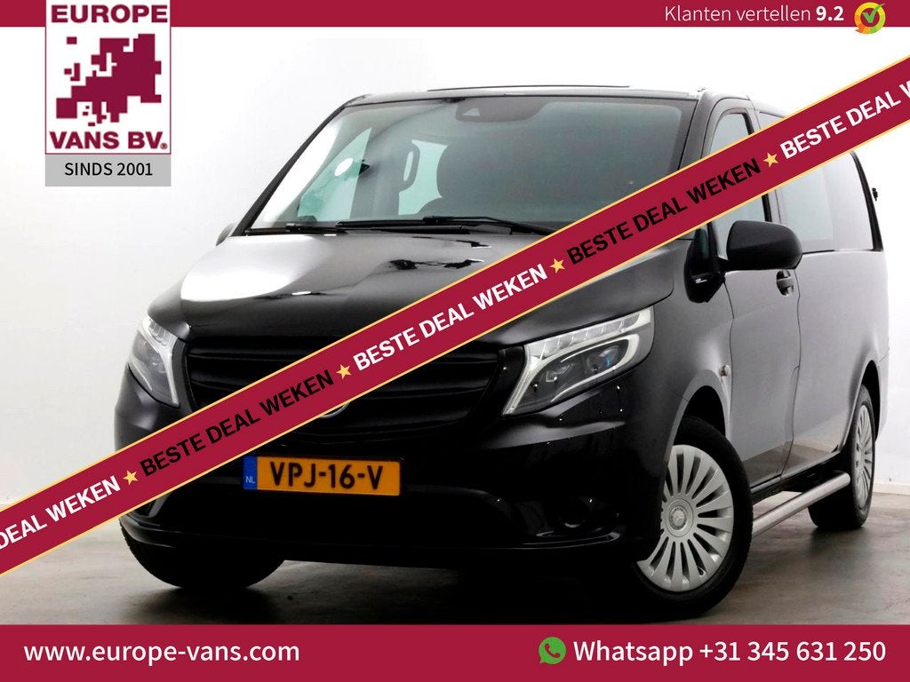 Mercedes-Benz Vito 116 CDI 163pk 9G Automaat Lang D.C. 4x4 Z, Auto's, Automaat, Gebruikt, 4 cilinders, 2000 kg