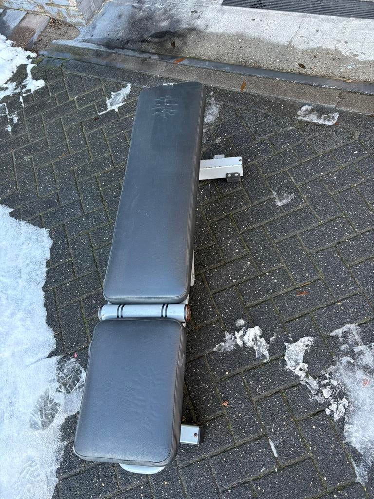 Technogym incline decline verstelbare bank adjustable bench, Ophalen, Gebruikt, Technogym pure strength, Bank
