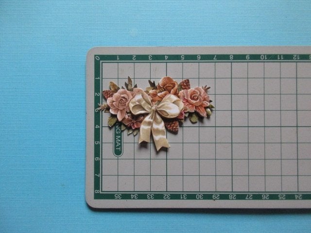 ka388 KERST / bloemen / strik, Verzenden, Nieuw, Kerst, Overige typen
