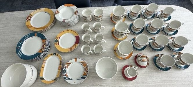 Servies ontwerp Nini Ferrucci, merk Mosa, Ophalen, Gebruikt, Overige merken, Modern