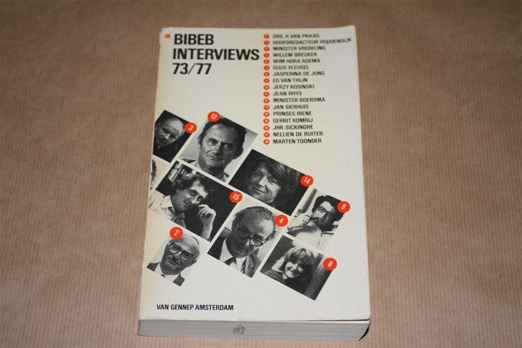 Interviews 1973-77. Bibeb., Ophalen of Verzenden, Gelezen