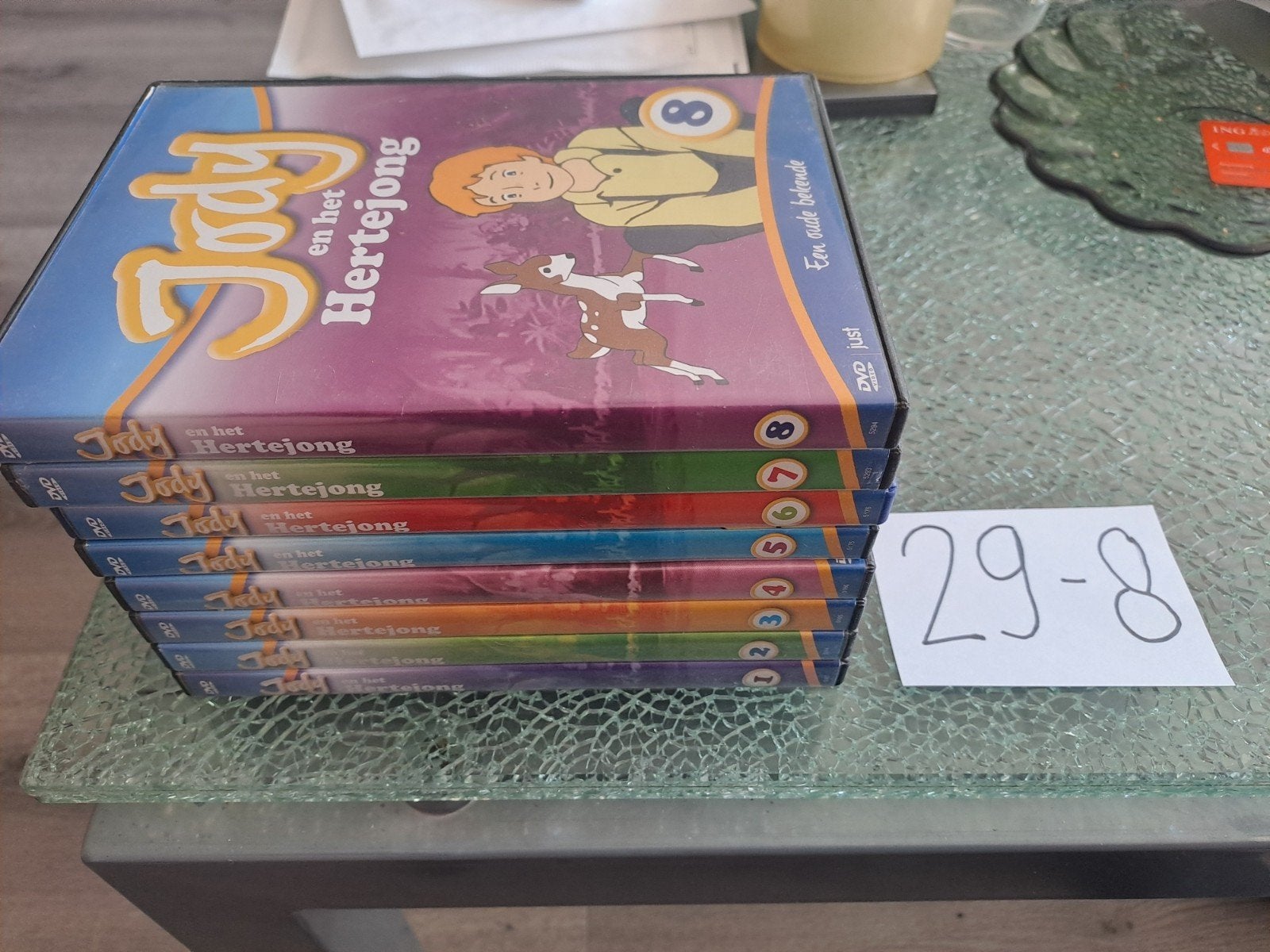 Jody en het Hertejong DVD 1 t/m 8, Gebruikt, Animatie, Alle leeftijden, Tv-serie
