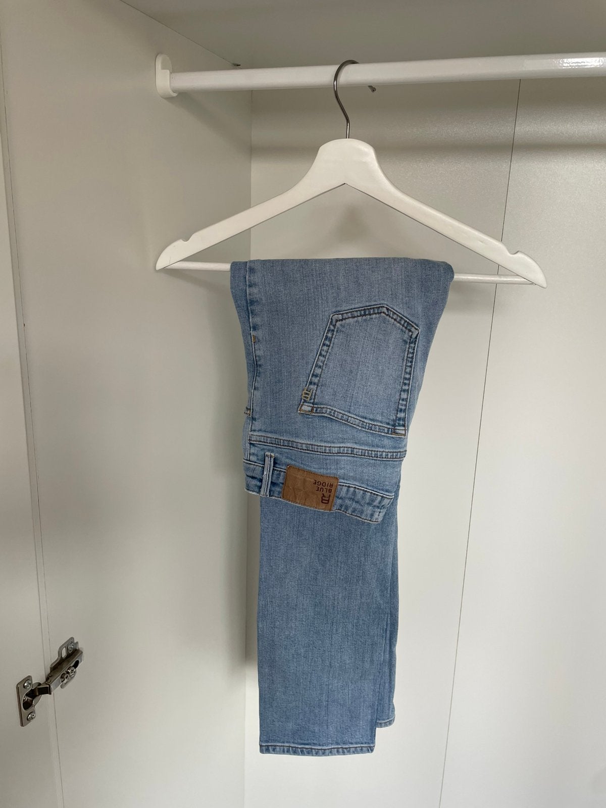 Skinny jeans blue ridge w27 we maat s, Kleding | Dames, Ophalen of Verzenden, Zo goed als nieuw, Blauw, W27 (confectie 34) of kleiner