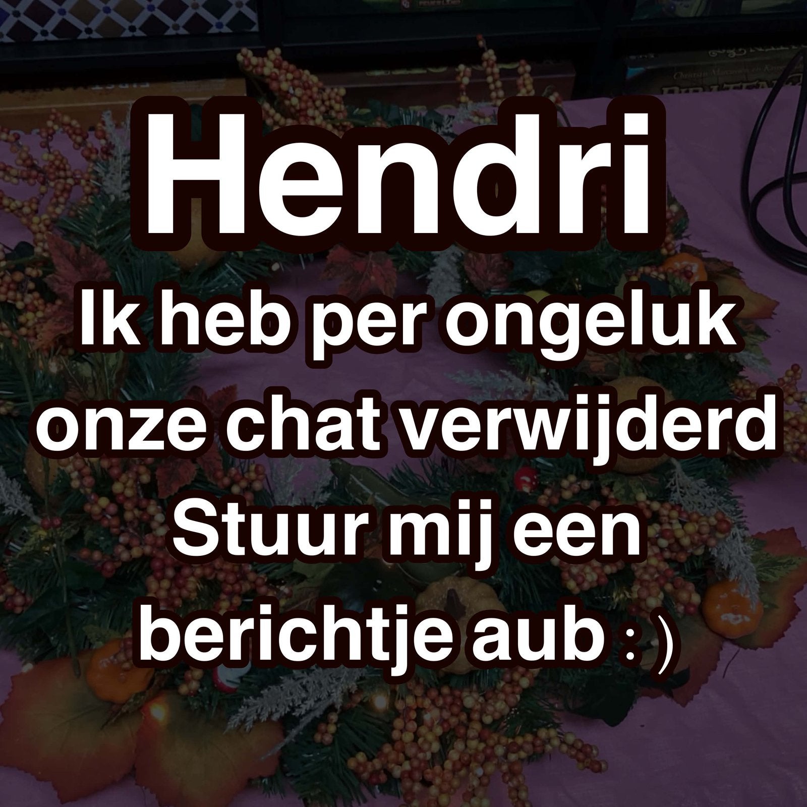 Hendri bestelling herfst krans klaar, Ophalen of Verzenden, Nieuw