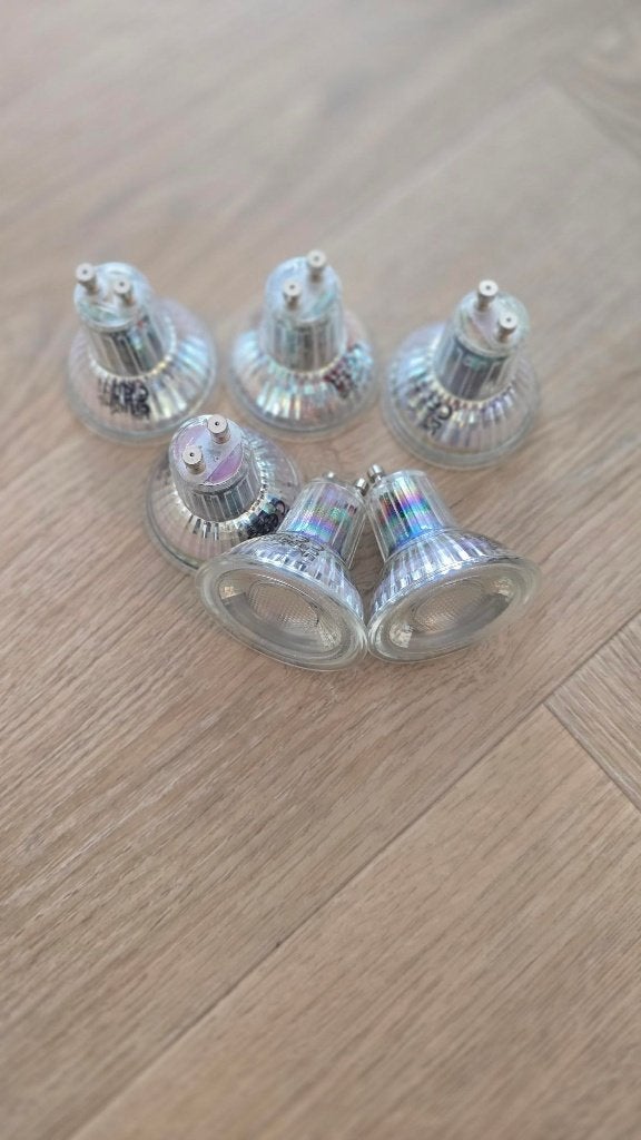 Diverse GU10 LUEDD dimbare smart spotjes 350-400 lumen, Led-lamp, Instelbaar wit, GU10, Ophalen of Verzenden