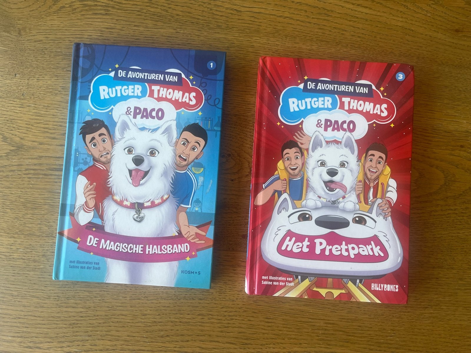 De Avonturen van Rutger, Thomas & Paco - 2 boeken, Ophalen of Verzenden, Zo goed als nieuw, Fictie algemeen