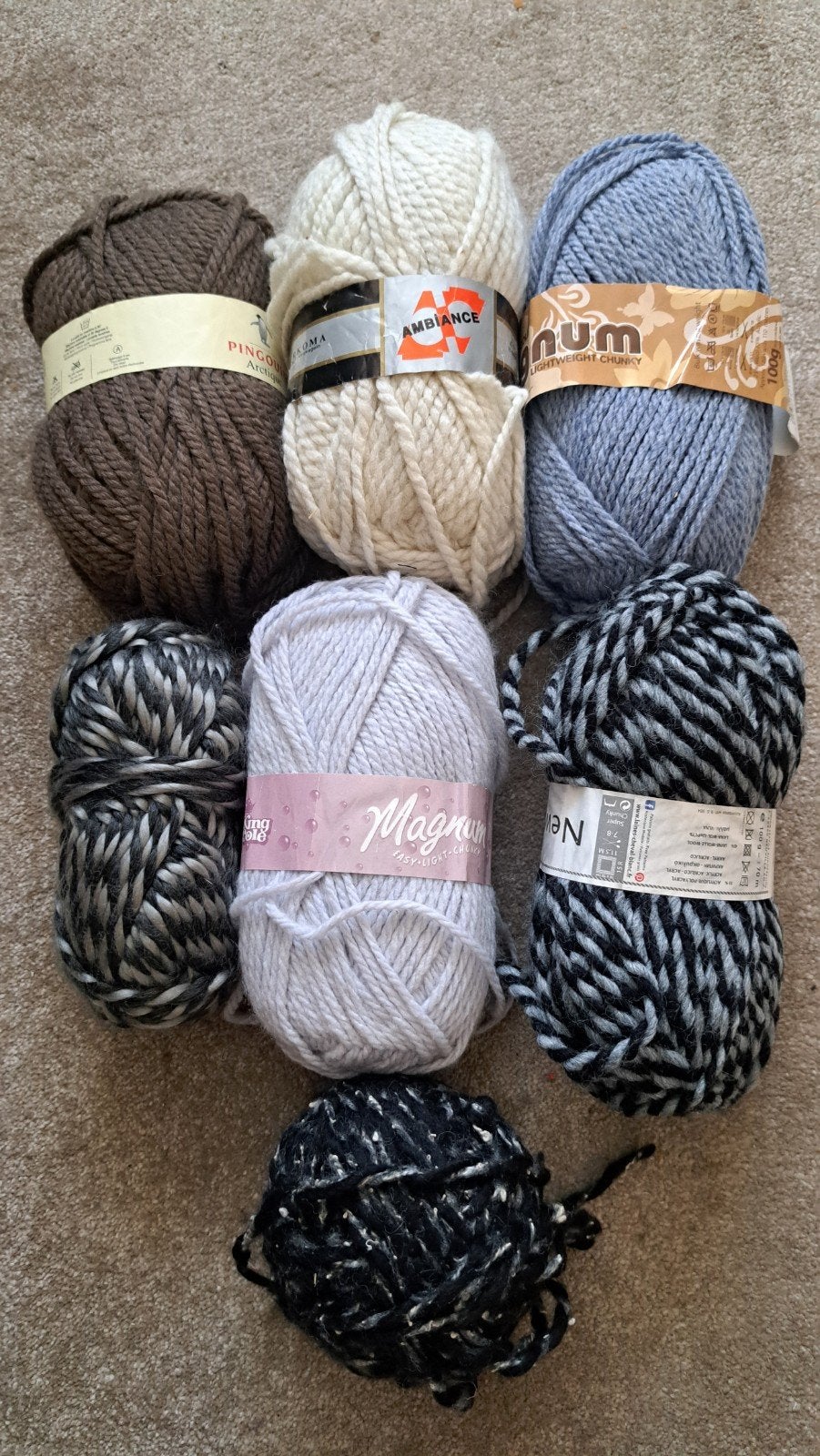Partijtje Chunky/Dik Garen - Diverse Merken, Ophalen of Verzenden, Breien of Haken, Wol of Garen