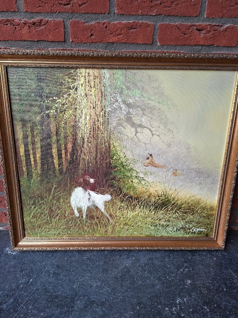 Schilderij, Ophalen, Doek, Realistisch, Dieren