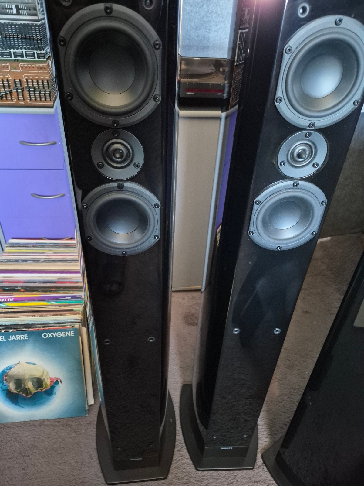 Philips HTR9900 5.0 set high end speakers, Audio, Tv en Foto, Luidsprekers, Zo goed als nieuw, Front, Rear of Stereo speakers