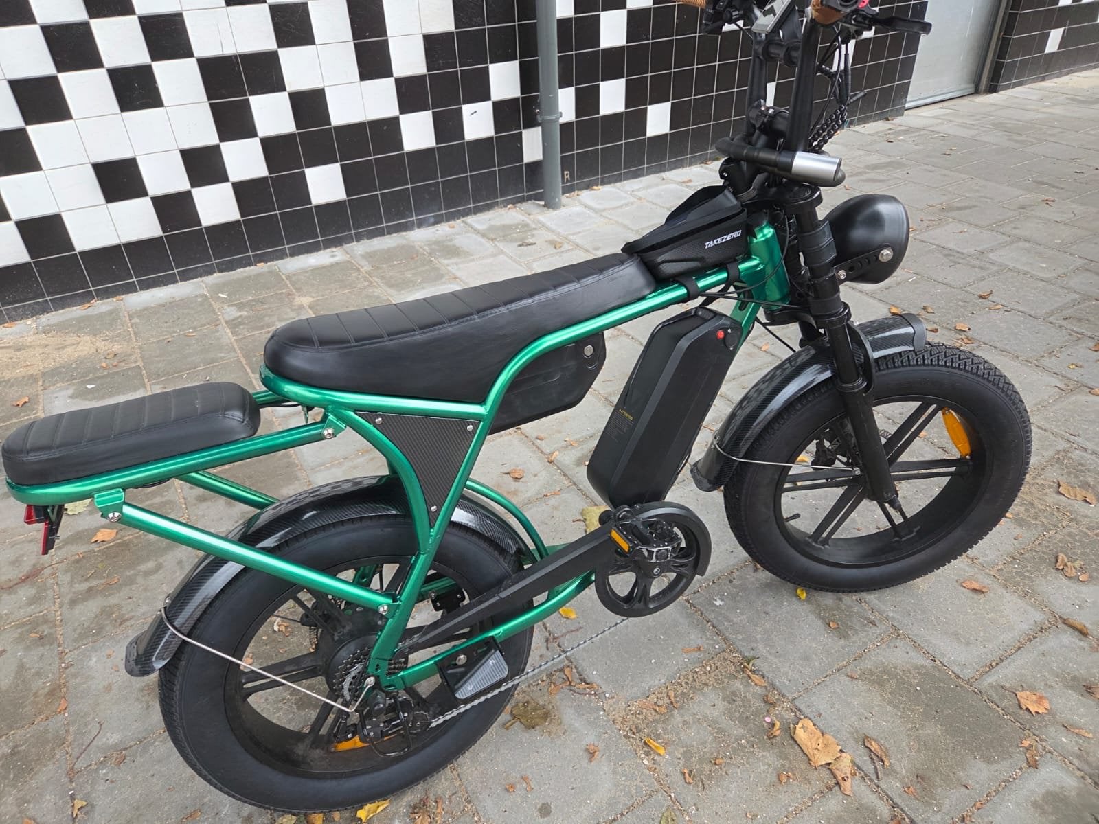 Fatbike ouxi v8 custom kleur dubbele accu, Fietsen en Brommers, Ophalen of Verzenden, Zo goed als nieuw, Overige merken