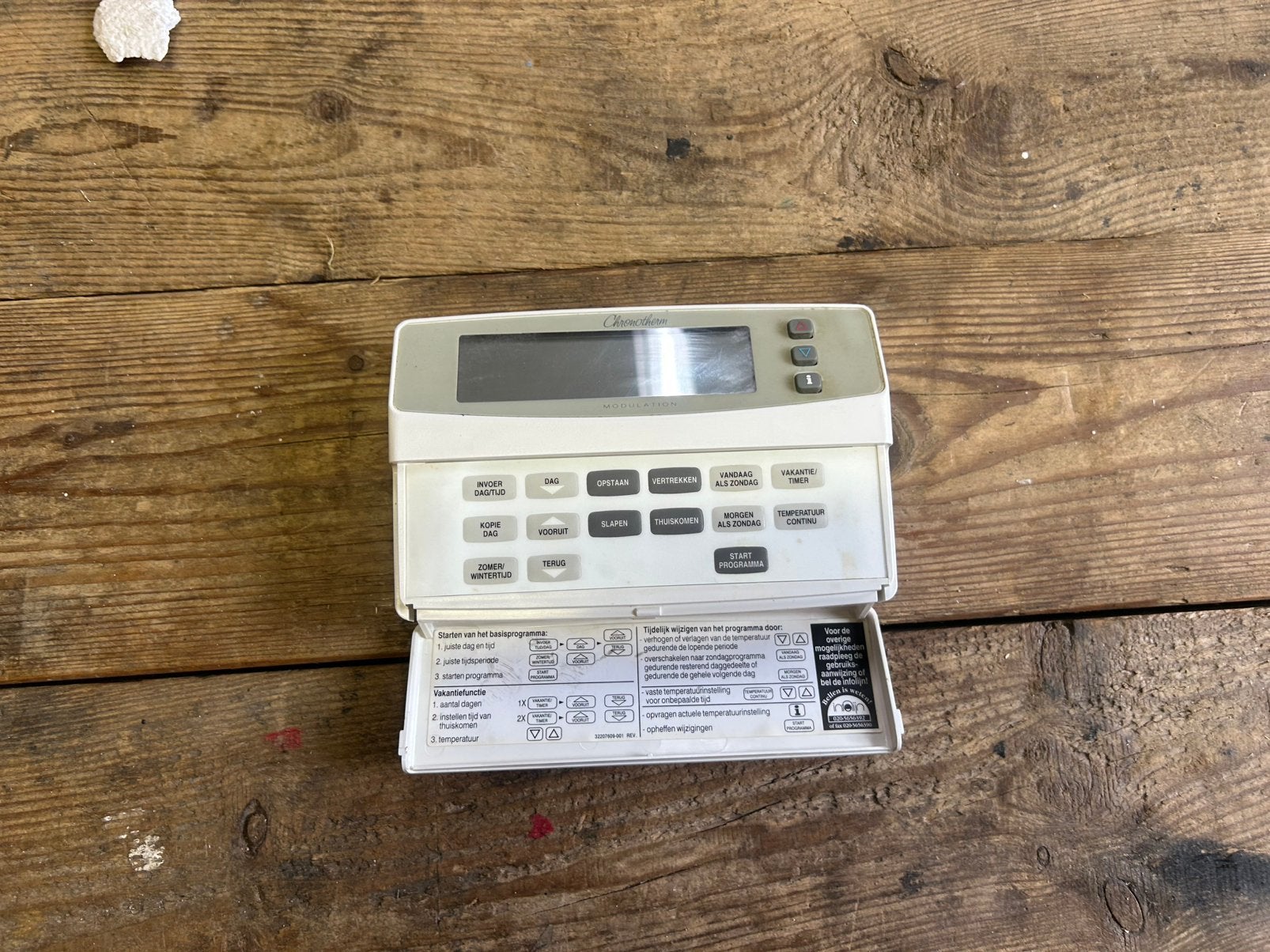 Honeywell Chronotherm Modulation kamerthermostaat, Doe-het-zelf en Verbouw, Thermostaten, Ophalen of Verzenden, Zo goed als nieuw