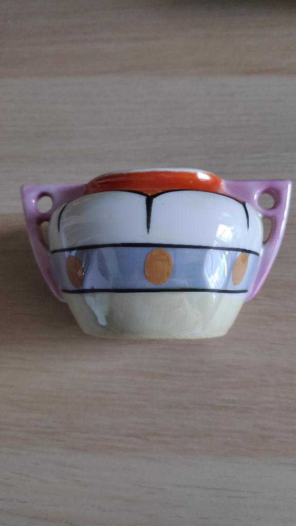 Schattig klein Lusterware porselein suikerpotje, art deco, Antiek en Kunst, Ophalen of Verzenden