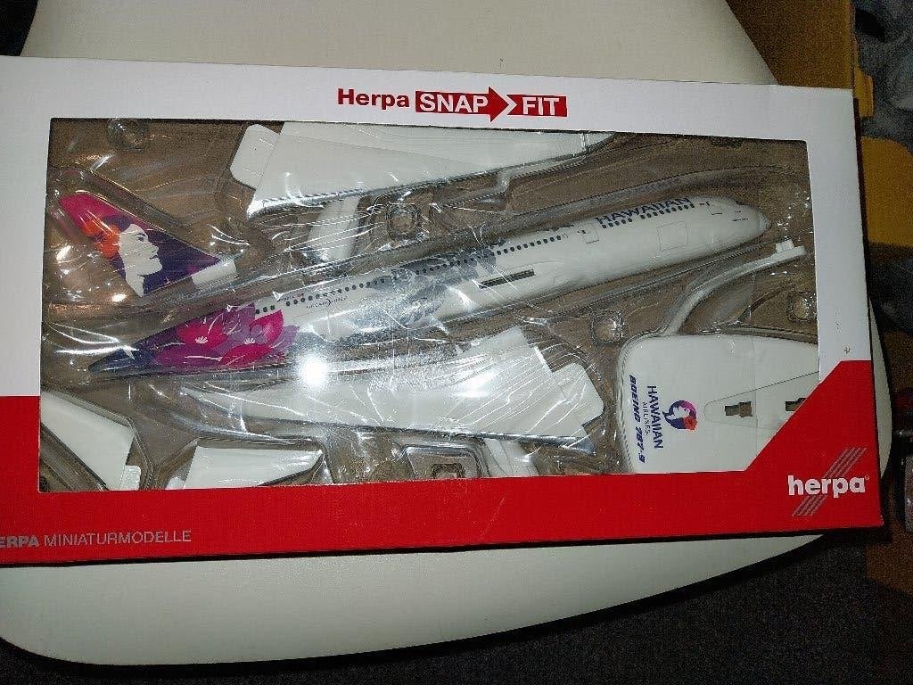 Hawaiian Airlines Boeing 787-9 1/200 schaalmodel vliegtuig, Ophalen of Verzenden, Nieuw, Schaalmodel