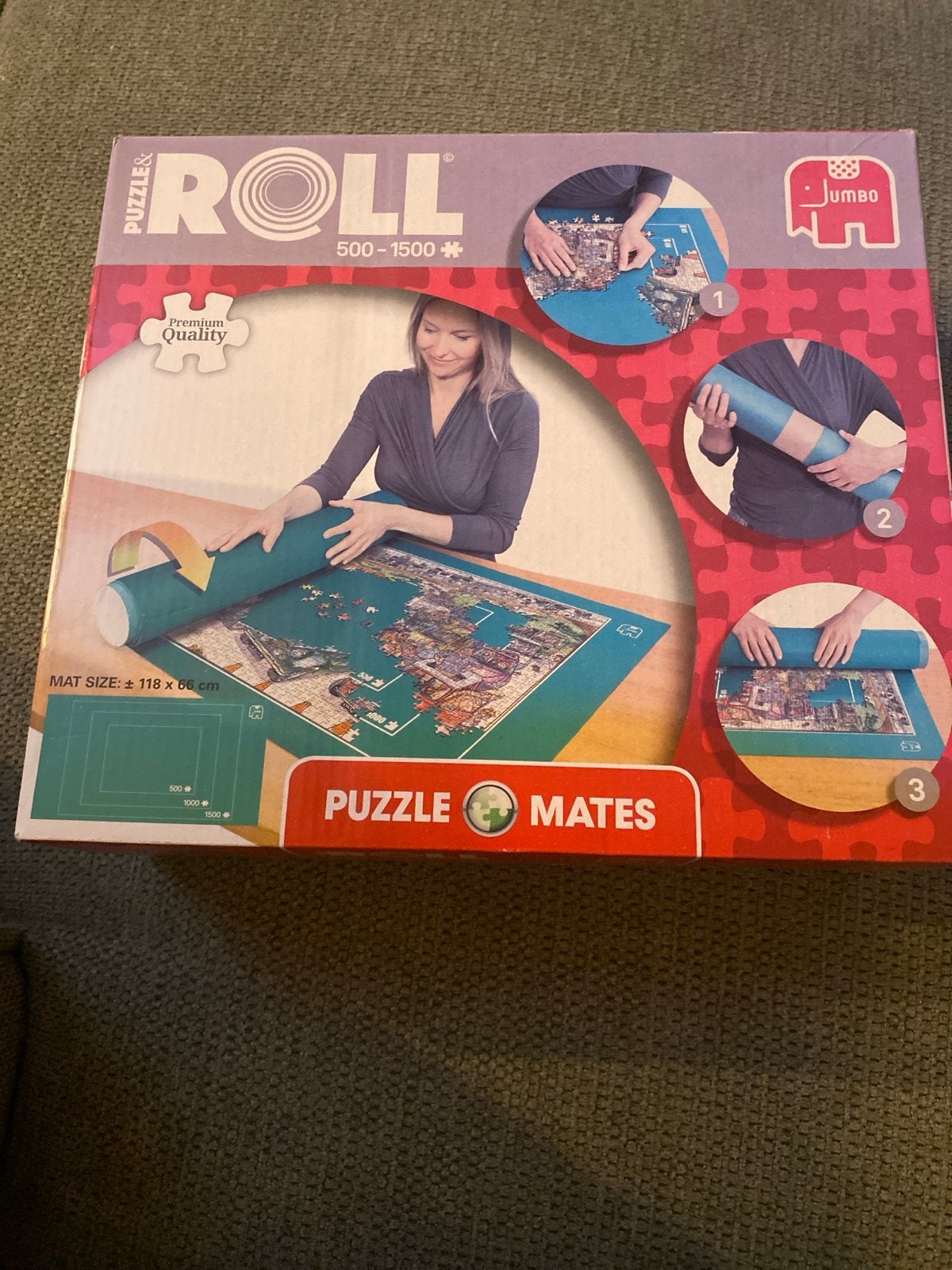 Jumbo Puzzle Roll 500-1500 stukjes, Ophalen of Verzenden, 500 t/m 1500 stukjes, Zo goed als nieuw, Legpuzzel