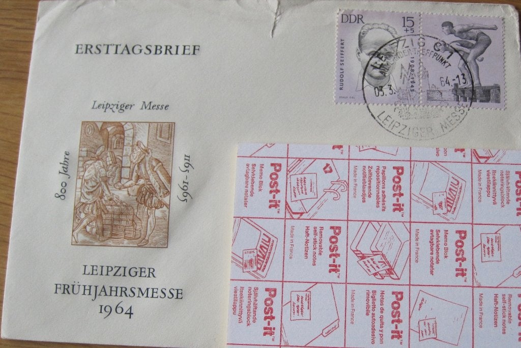 eerstedag envelop DDR - Leipziger Messe 1964, Ophalen of Verzenden, Beschreven, Europa