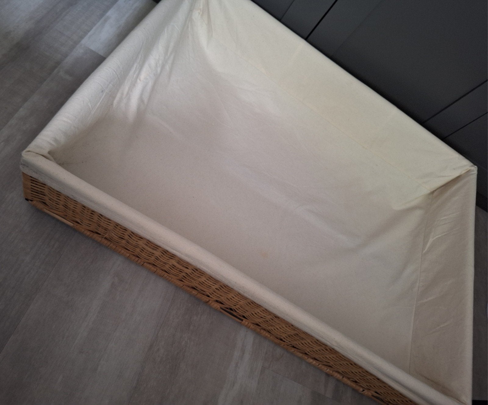 2 Rotan Bedlades 90 x 65 x 17 cm, Huis en Inrichting, Ophalen, Gebruikt, 50 tot 100 cm, 5 – 50
