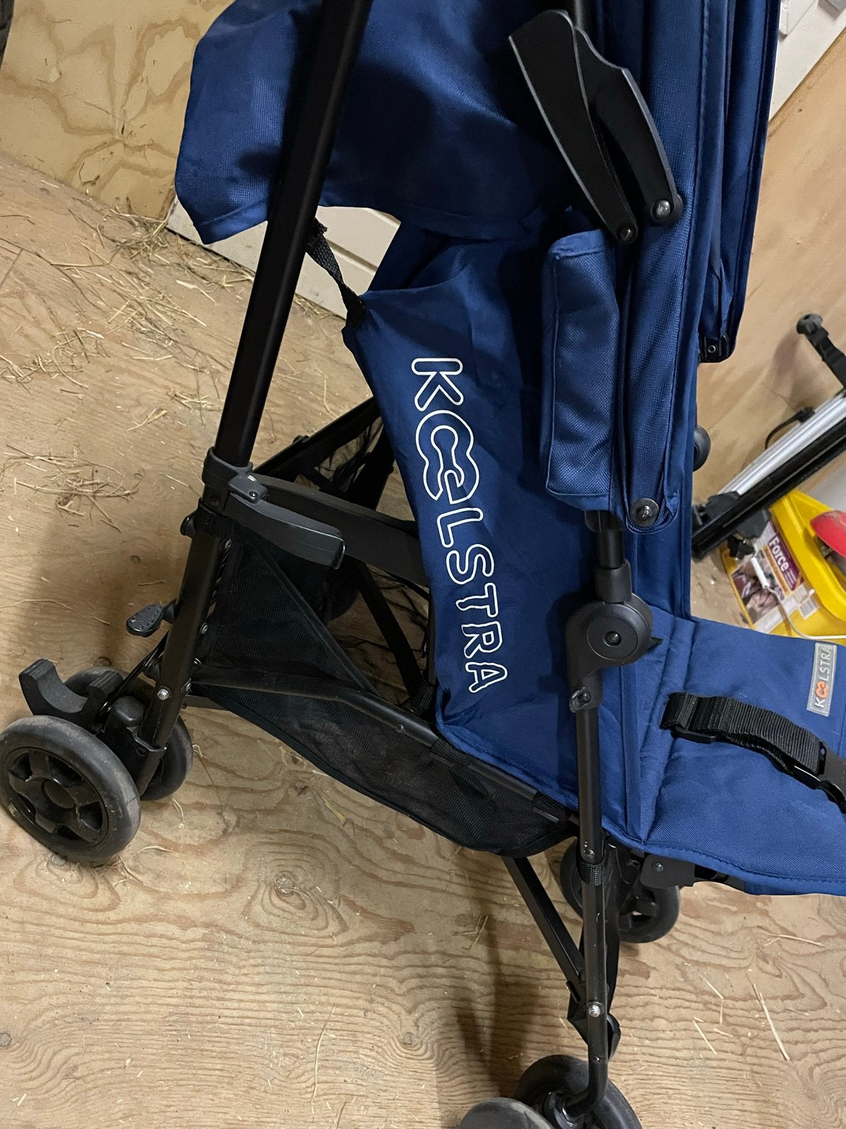 Koelstra kinderwagen - Blauw, Kinderen en Baby's, Kinderwagens en Combinaties, Ophalen, Gebruikt, Kinderwagen, Overige merken