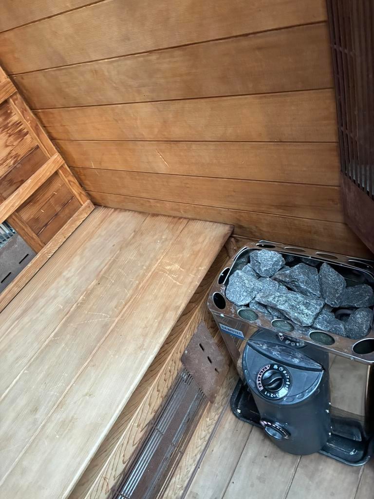 Gereserveerd voor Jorik, Sauna, Tuin en Terras, Tuinhuizen, Gebruikt, Overige typen, Hout, Minder dan 250 cm, Ophalen