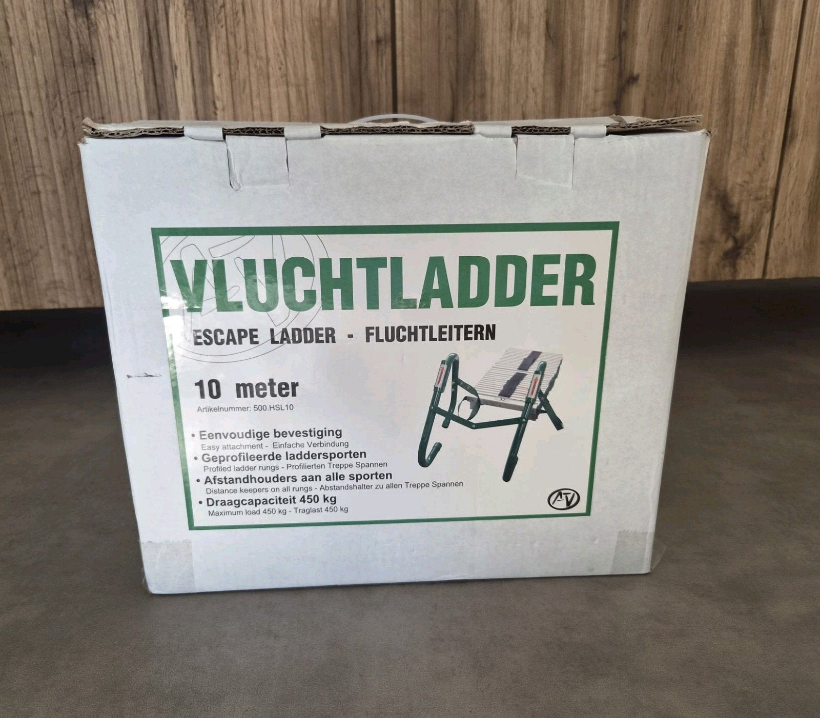 Nieuwe Vluchtladder 10 meter - New fire escape ladder, Doe-het-zelf en Verbouw, Ladders en Trappen, Nieuw, Ladder, 4 meter of meer