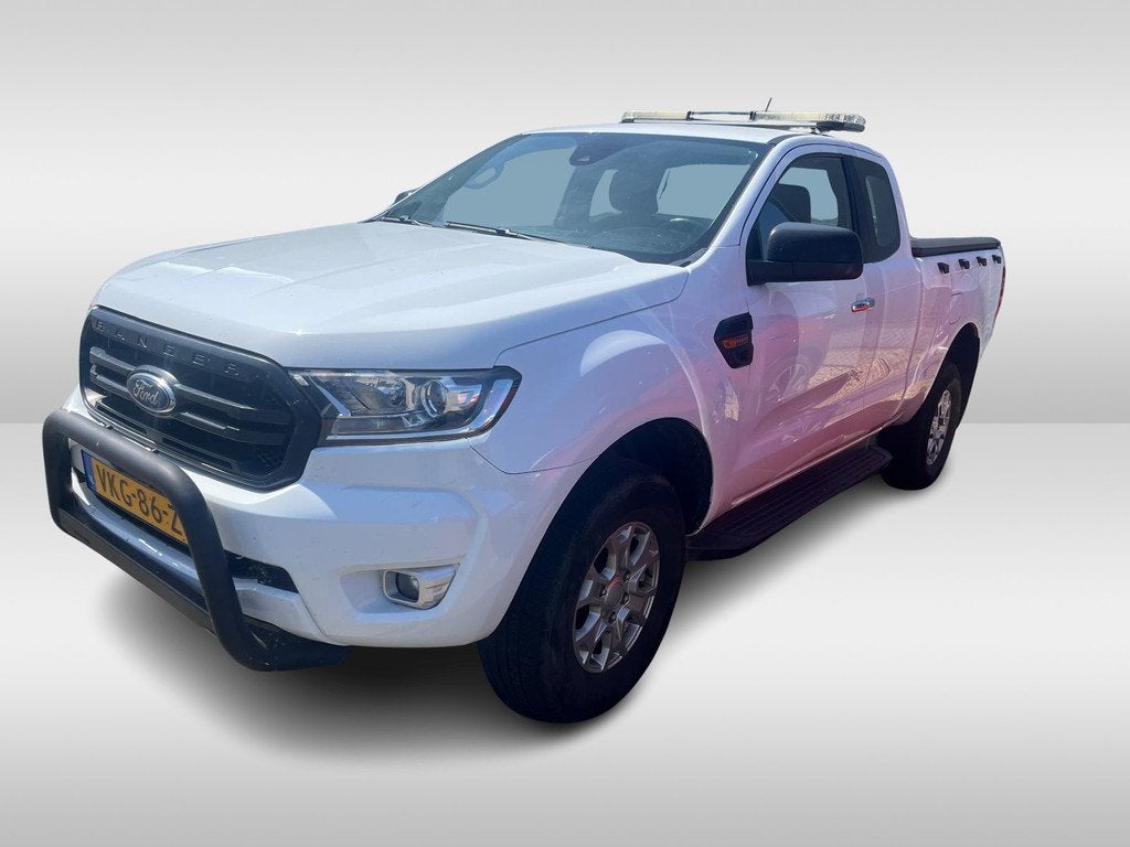 Ford Ranger 2.0 EcoBlue XLT Super Cab 4WD 3.5T Trekhaak, Auto's, Stof, Gebruikt, Euro 6, 4 cilinders